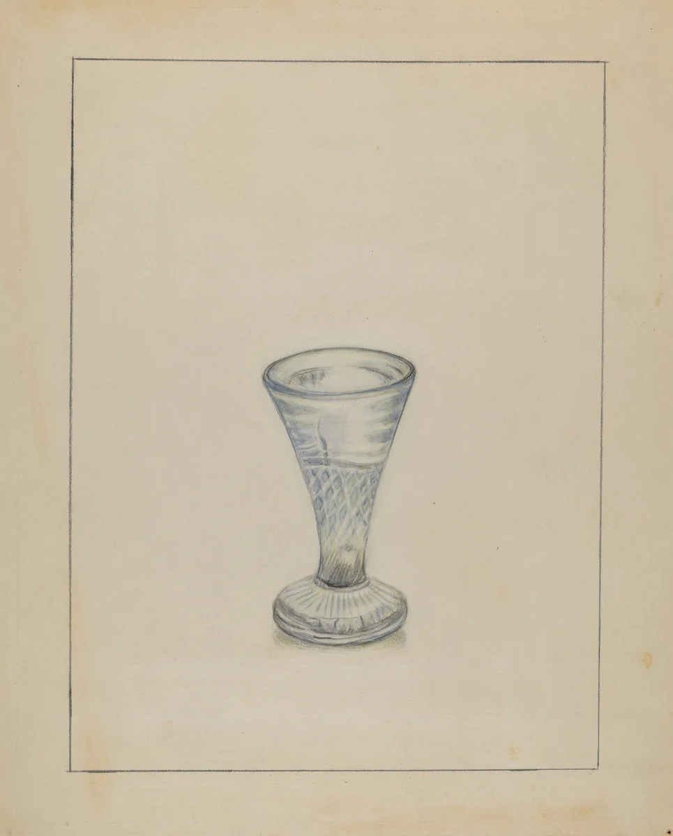 Glass by Nicholas Amantea, index of american design, 1936