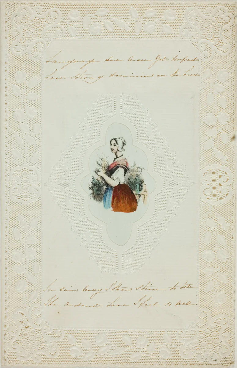 Language Did Have Yet (valentine) by Unknown Artist, other, 1845-1855