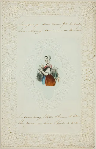 Language Did Have Yet (valentine) by Unknown Artist, other, 1845-1855