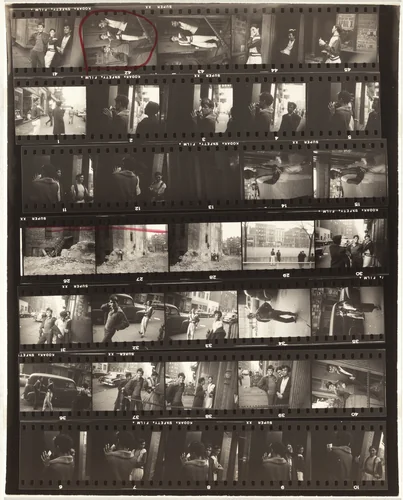 Guggenheim 129/Americans 12--New York City by Robert Frank, photograph, 1955