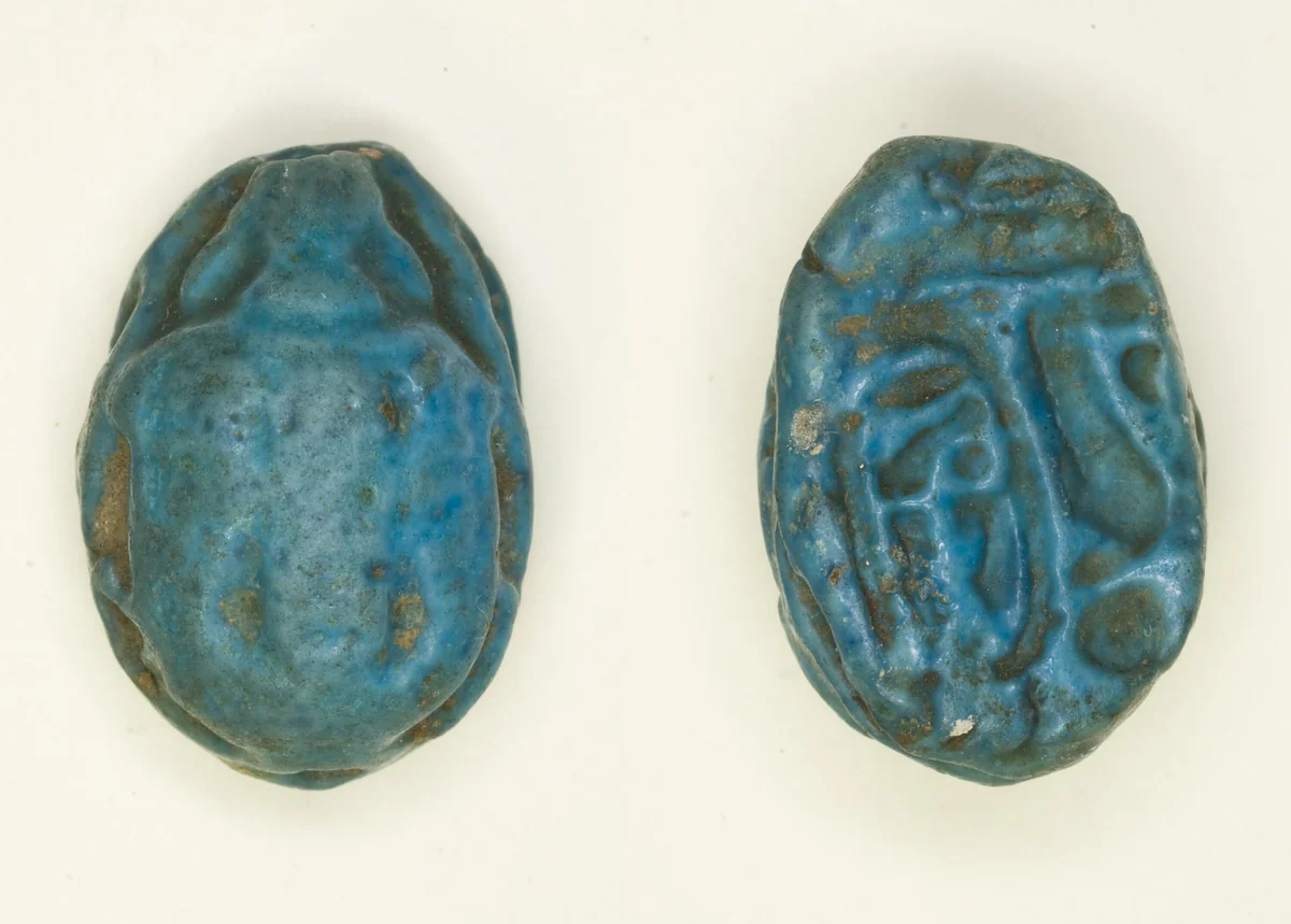 Scarab: Usermaatra Setepenra (Ramesses II) by Egyptian, other, -1279--1213