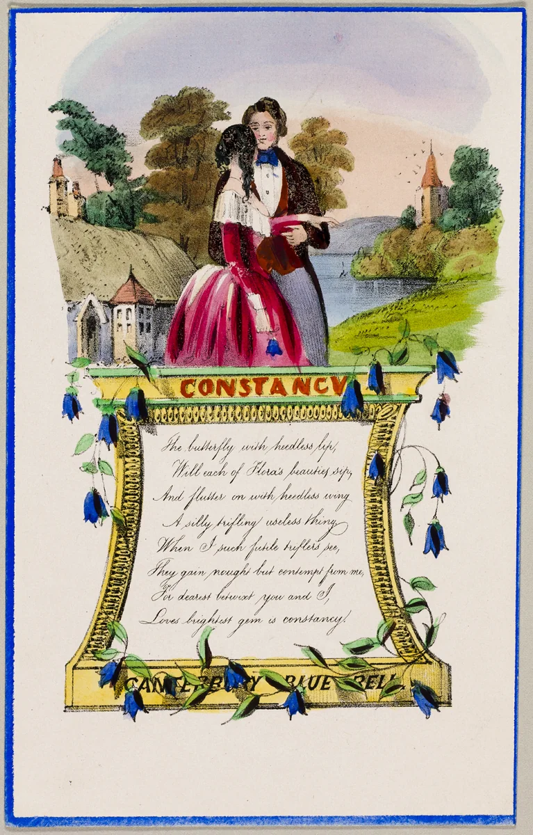 Constancy (valentine) by Unknown Artist, other, 1835-1845