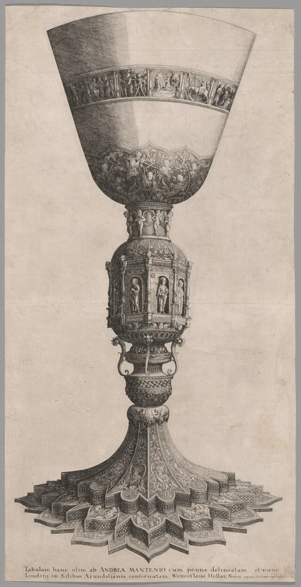 A Chalice by Wenceslaus Hollar, print, 1640