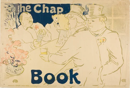 Irish and American Bar, Rue Royale—The Chap Book by Henri de Toulouse-Lautrec, print, 1895