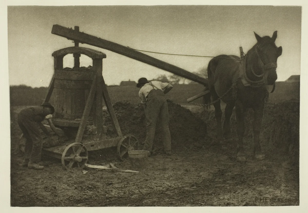 The Clay Mill (Norfolk) by Peter Henry Emerson, print, 1883-1887