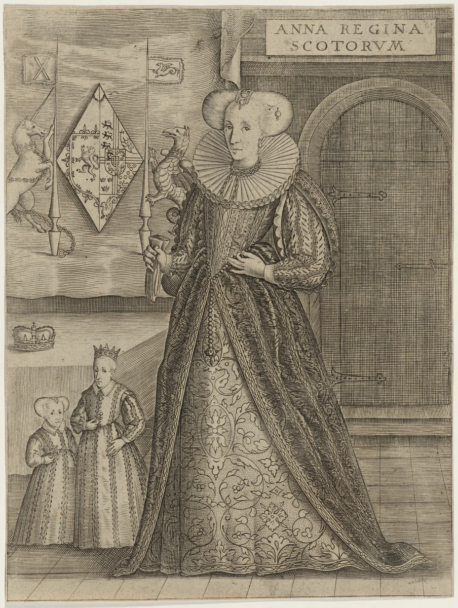 Anne of Denmark by Unknown 19th Century, print, 1800-1899