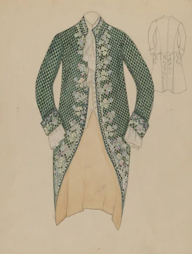 Man's Coat by Nancy Crimi, index of american design, 1935-1942