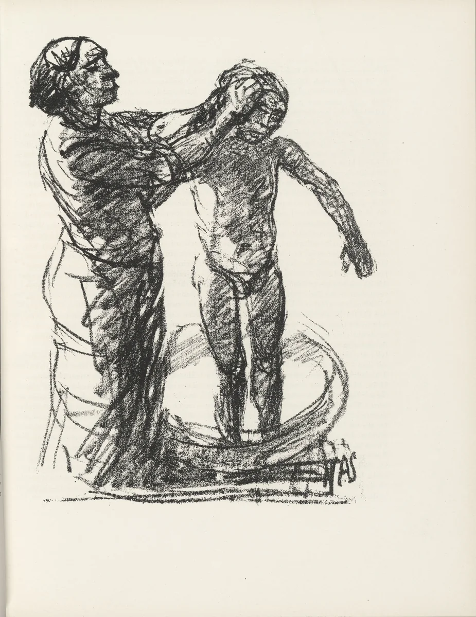 Untitled (plate, page 35) from the periodical Münchner Blätter für Dichtung und Graphik, vol. 1, no. 3 (March 1919) by Adolf Ferdinand Schinnerer, periodical, 1919