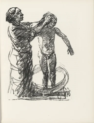 Untitled (plate, page 35) from the periodical Münchner Blätter für Dichtung und Graphik, vol. 1, no. 3 (March 1919) by Adolf Ferdinand Schinnerer, periodical, 1919