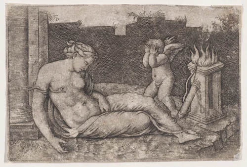 Cleopatra by anonymous, print, 1514-1600