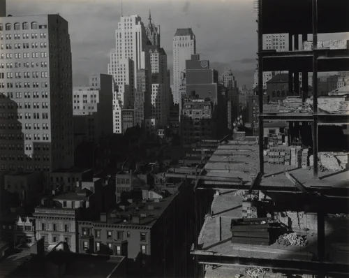 From My Window at An American Place, North by Alfred Stieglitz, photograph, 1931