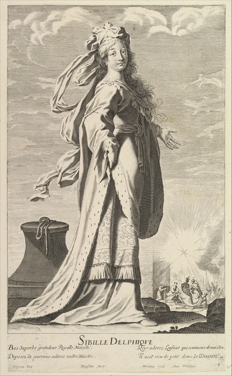 Sibylle Delphique by Gilles Rousselet, print, 1630-1640