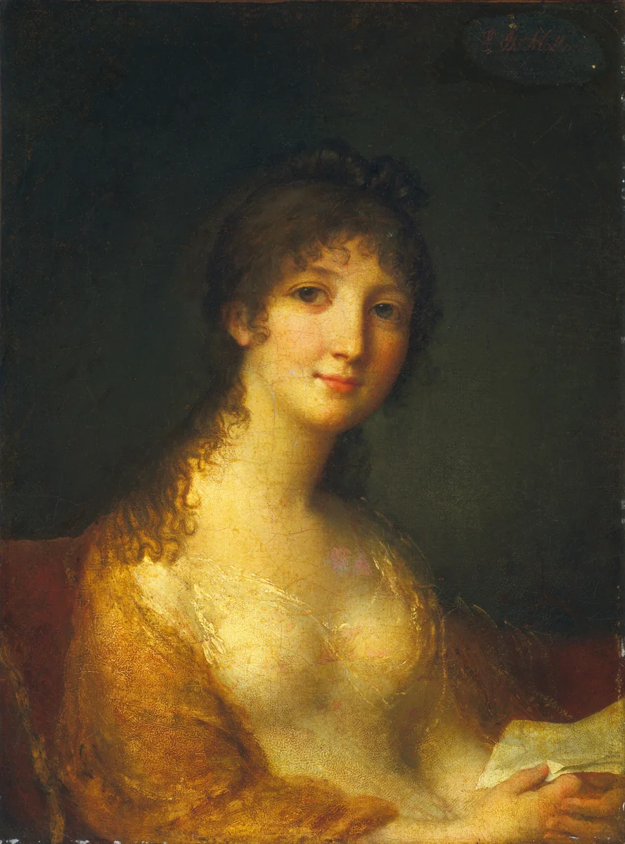 Portrait of a Lady by French 19th Century, painting, 1810