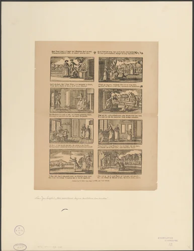 Opgroeiend kind by anonymous, print, 1871-1872