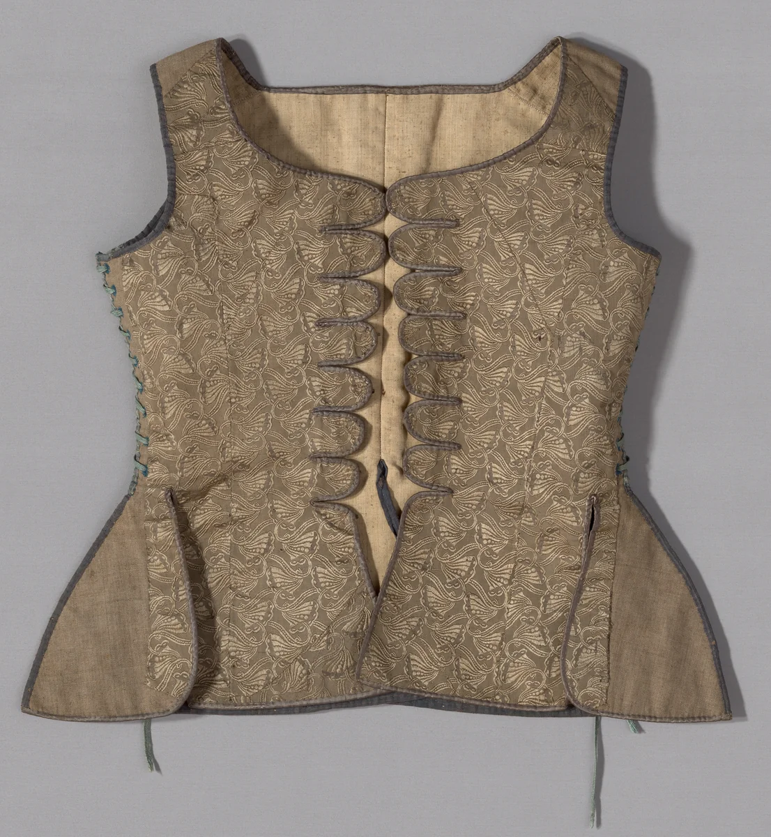 Jumps (Woman's Waistcoat) by France, textile, 1730-1780
