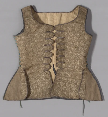 Jumps (Woman's Waistcoat) by France, textile, 1730-1780