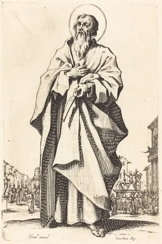 Saint Bartholomew by Jacques Callot, print, 1631