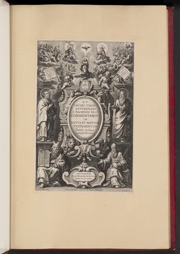 Title Page for R.P. Jacobi Tirini's "Commentarius in Vetvs et Novvm Testamentvm" by Cornelis Galle
Peter Paul Rubens, print, 1632