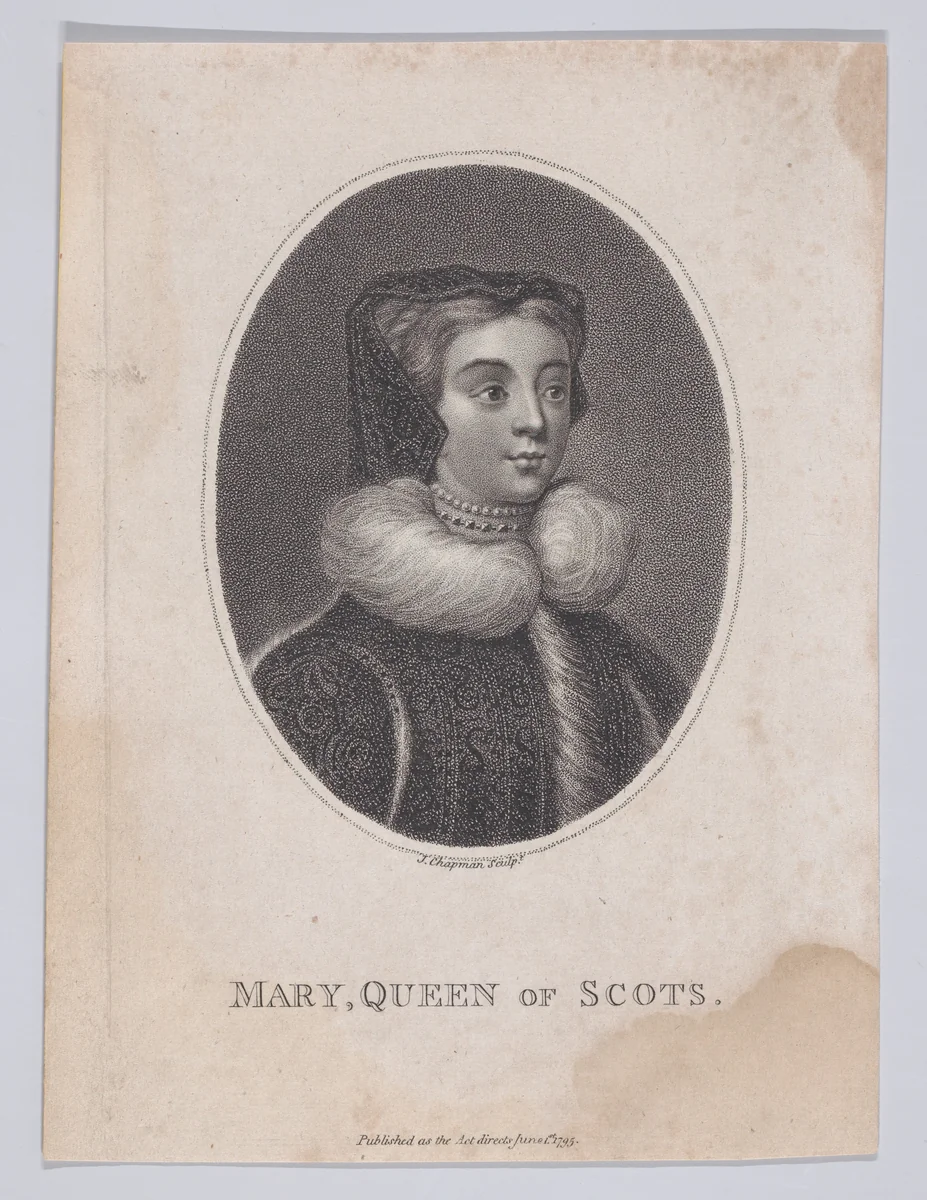 Mary, Queen of Scots by John Chapman, print, 1795