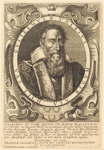 Guillaume du Vair by François Langlois, print, 1589-1647