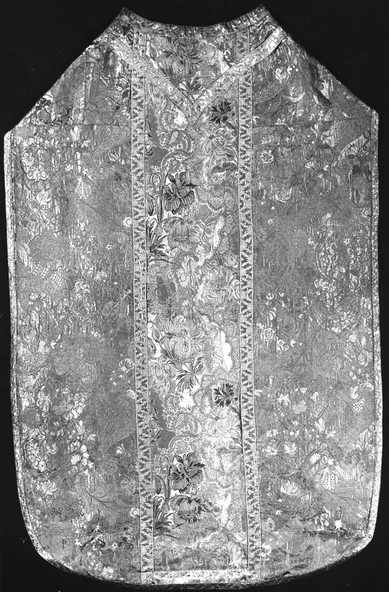 Chasuble by France, textile, 1701-1750