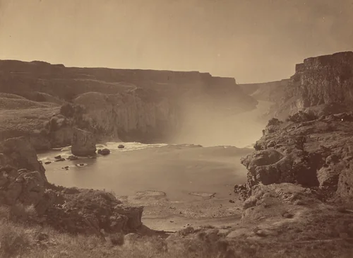 Shoshone Falls, Snake River, Idaho by Timothy O'Sullivan, photograph, 1874