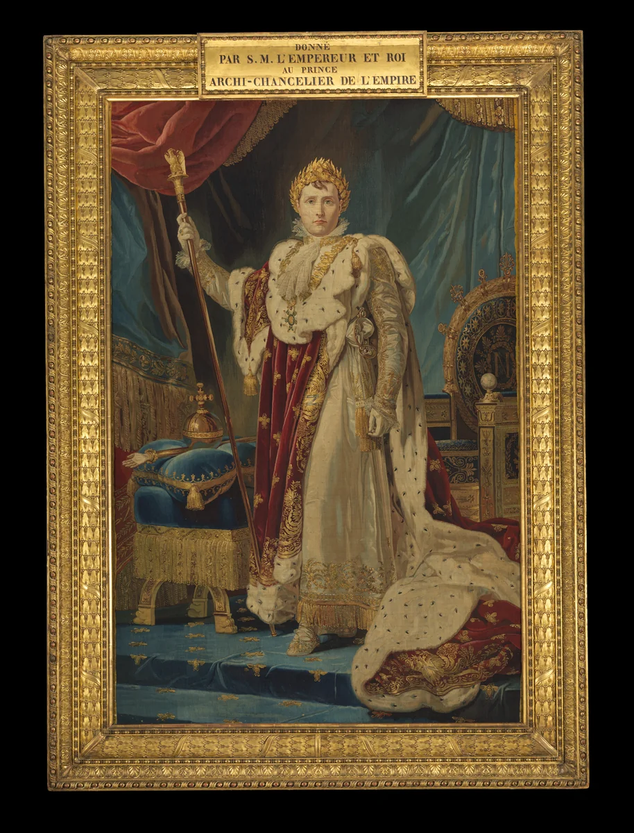 Portrait of Napoleon I by François Gérard, textile, 1805-1811