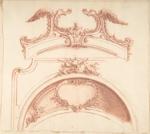 Preparatory Studies for Plates 90 and 91 of "Maisons de plaisance," Volume II by Jacques François Blondel, drawing, 1715-1774