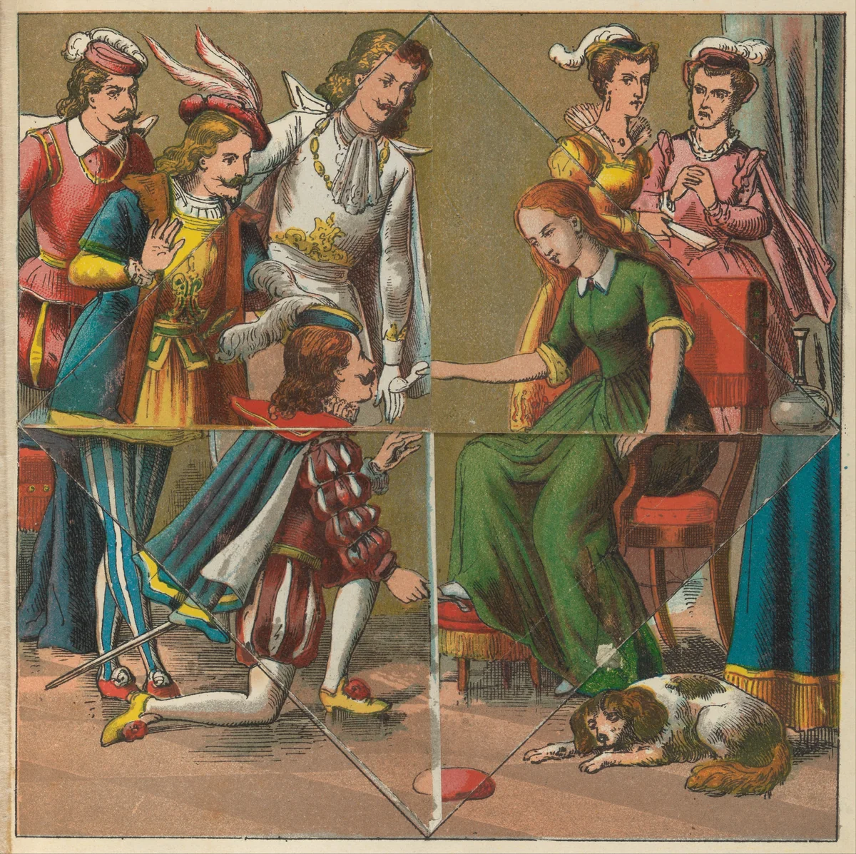 Little Red Riding Hood and Cinderella with Surprise Pictures by Dean & Son, book, 1870-1880