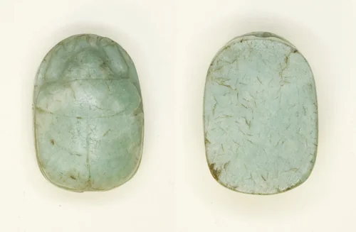 Scarab: Uninscribed by Egyptian, other, -2055--1773