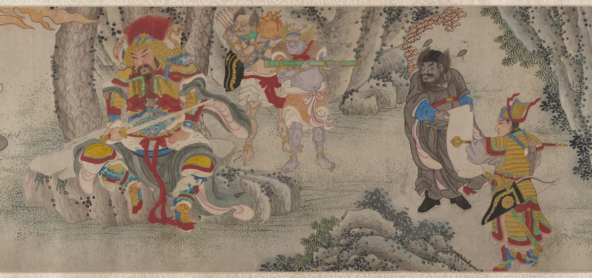 Searching the Mountains for Demons by Zheng Zhong, painting, 1612-1644