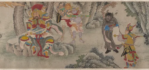Searching the Mountains for Demons by Zheng Zhong, painting, 1612-1644