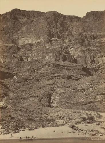 Wall in the Grand Canyon—Colorado River by Timothy O'Sullivan, photograph, 1872