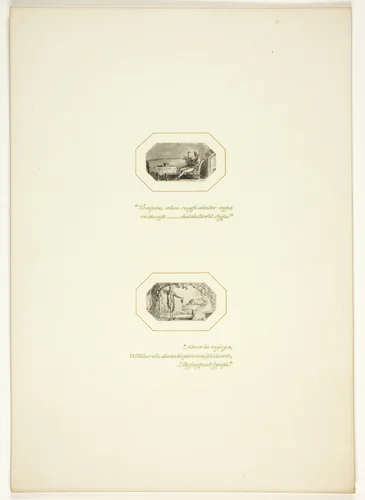 Study for a plate from The Task by Thomas Stothard, drawing, 1795-1805