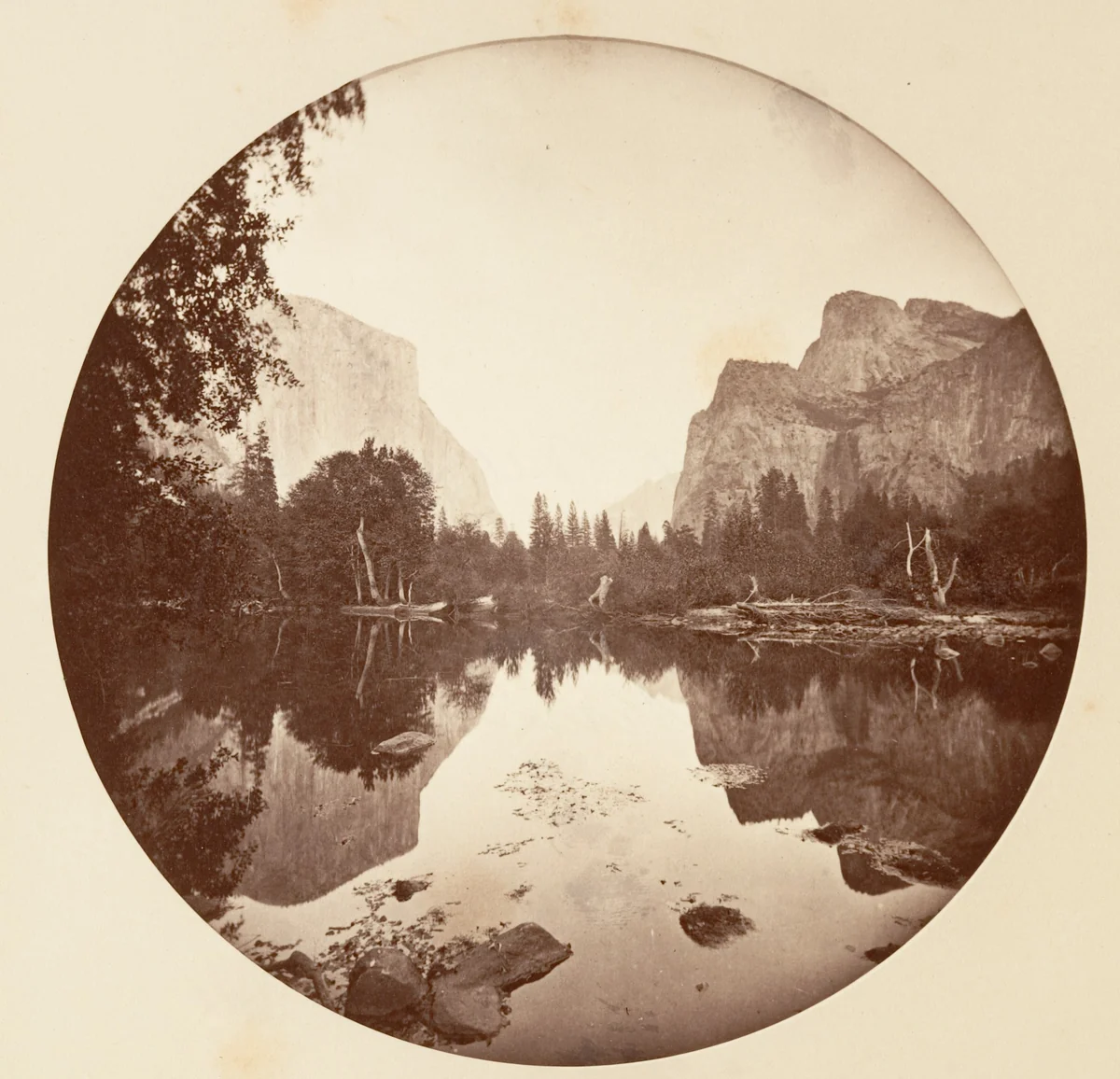 [Yosemite National Park, California] by Carleton E. Watkins, photograph, 1876-1880