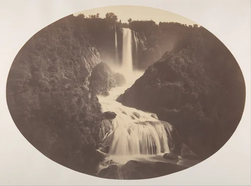 Falls of Terni by Robert Macpherson, photograph, 1858-1862