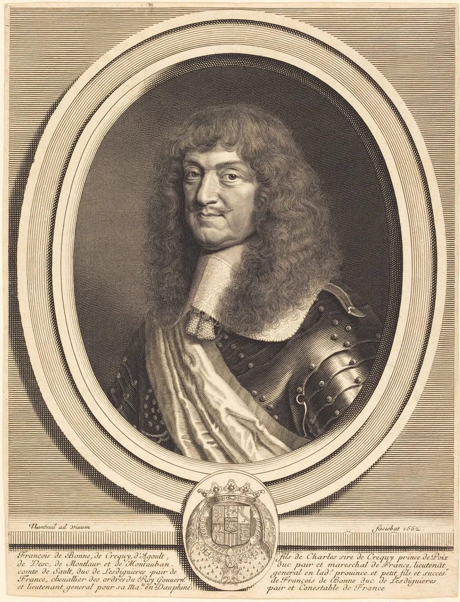 Marcechal de Cequi by Robert Nanteuil, print, 1662