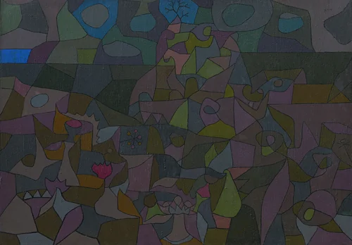 Garten nach dem Gewitter,1932 by Paul Klee, painting