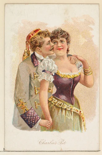 Charlie's Pet, from the Household Pets series (N194) issued by Wm. S. Kimball & Co. by William S. Kimball & Company, print, 1891