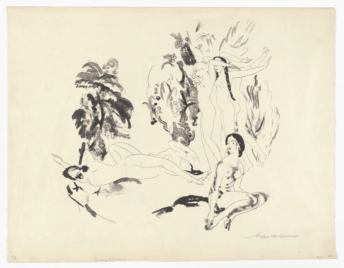 Passing of Dreams by Arthur B. Davies, print, 1921