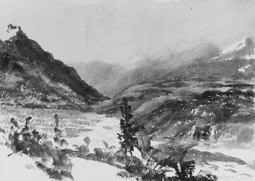 Mountain Landscape, Lombardy by John Frederick Kensett, artwork, 1816-1872