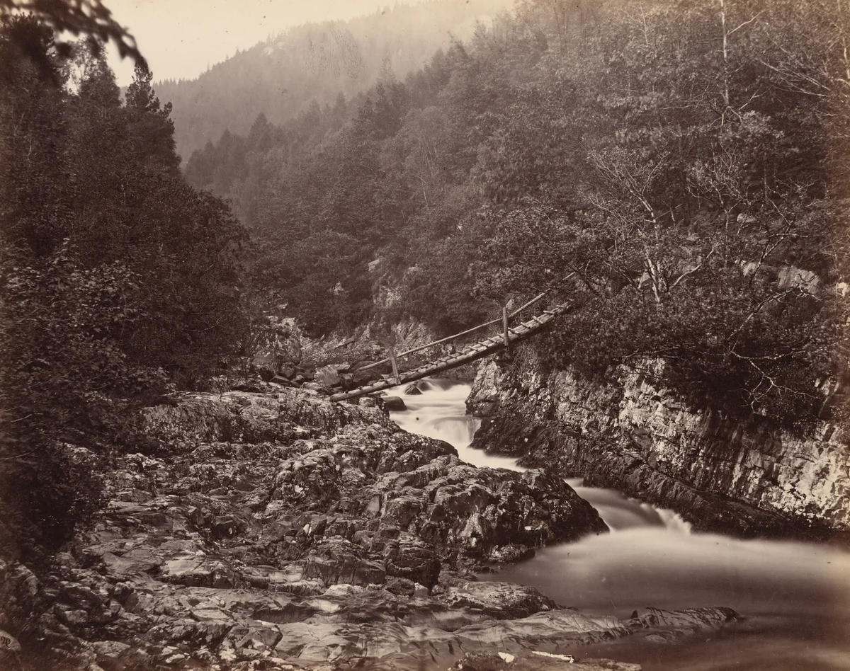 Miner's Bridge, Wales by Henry White, photograph, 1853-1863