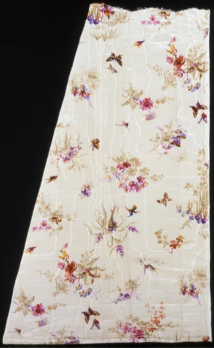 Panel from Skirt by England, textile, 1850-1900