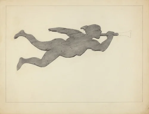 Weather Vane by Joseph Stonefield, index of american design, 1937