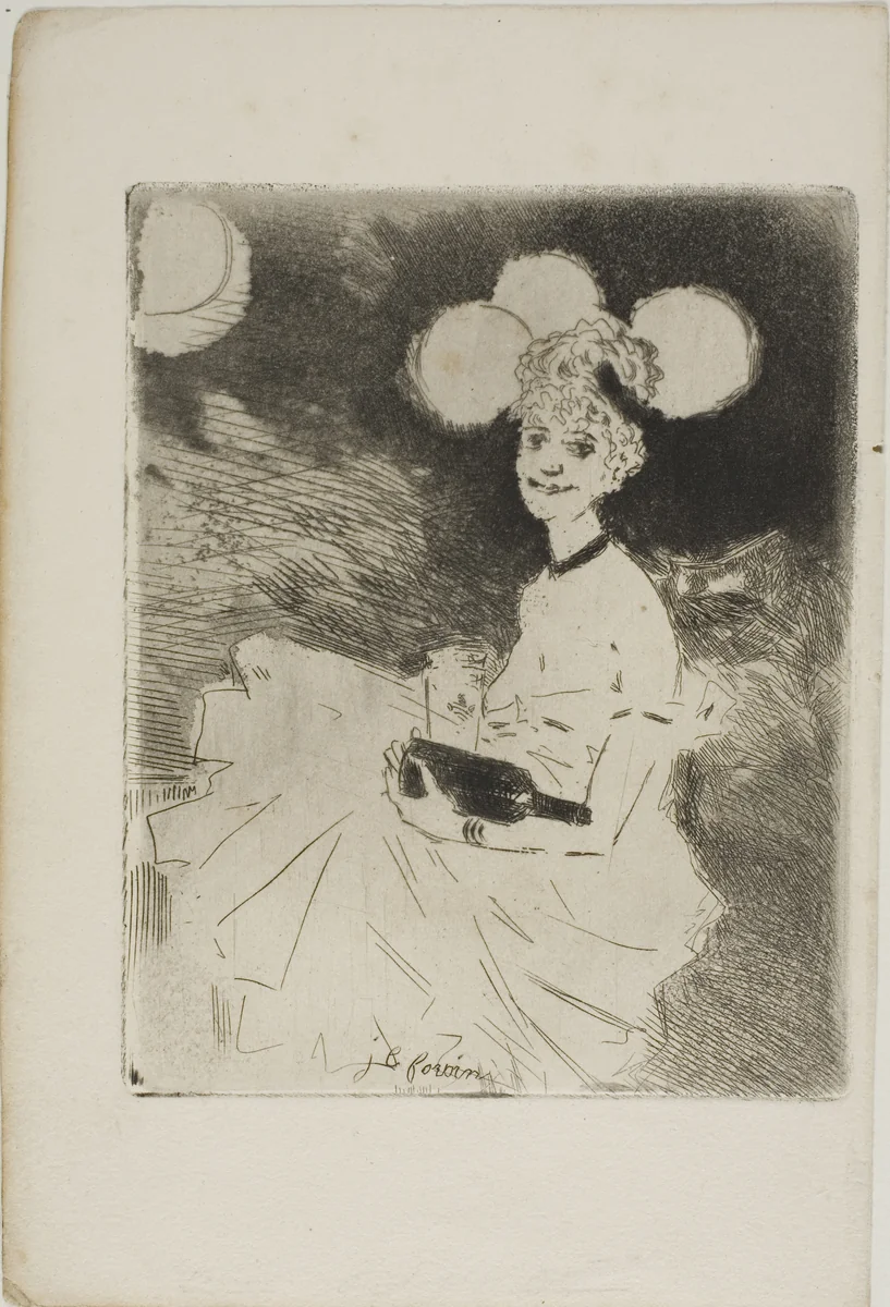 Frontispiece for Marthe by Jean-Louis Forain, print, 1879