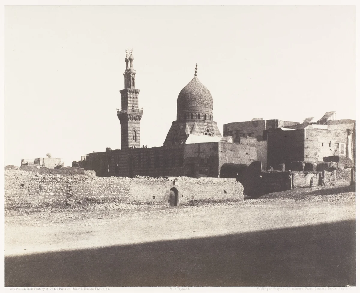 Le Kaire, Mosquée Nâcéryeh by Félix Teynard, photograph, 1851-1852