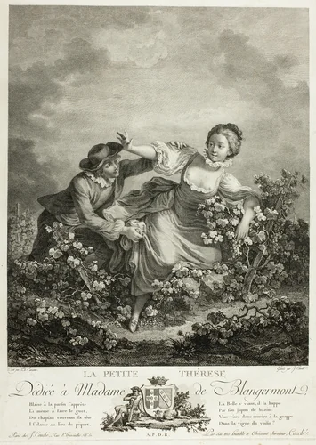 Little Theresa by Jacques Couché, print, 1783-1799