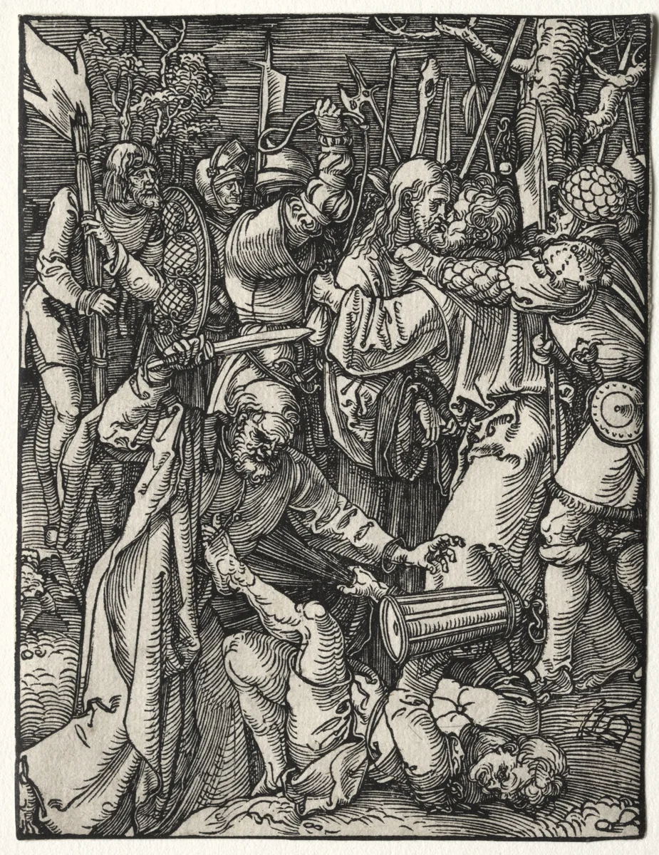 The Small Passion: The Betrayal of Christ by Albrecht Dürer, print, 1509-1510