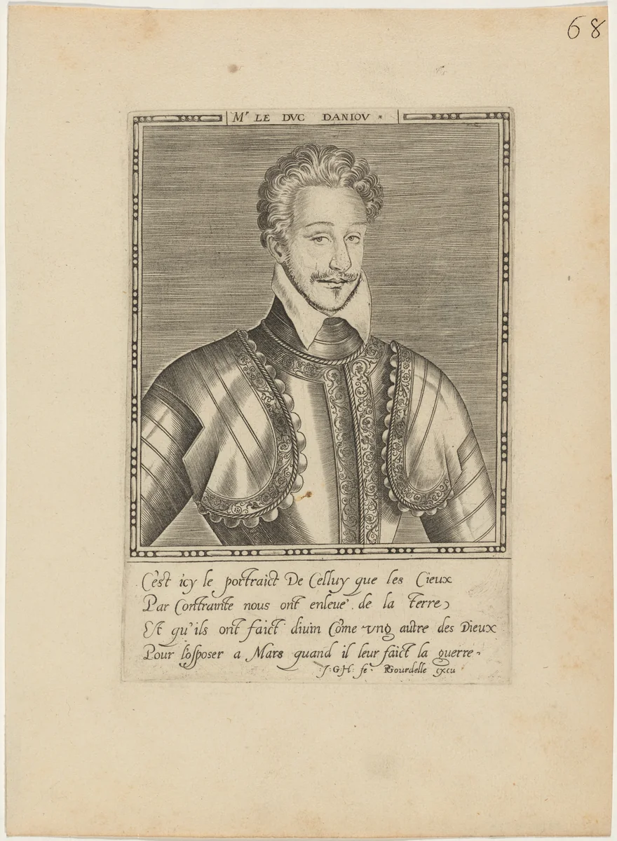 Henry III, King of France, When Duc d'Anjou by Unknown 19th Century, print, 1800-1899