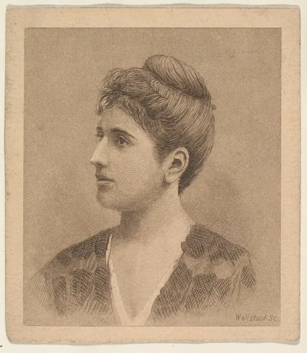 Portrait, from the Women's Portraits series (N198) issued by Wm. S. Kimball & Co. by William S. Kimball & Company, print, 1889